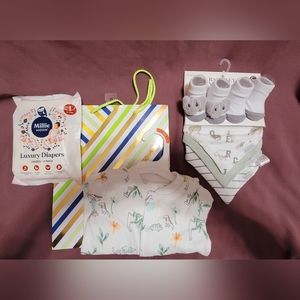 Baby Boy Animal / Dinosaur Baby Shower Gift (Ready Made)